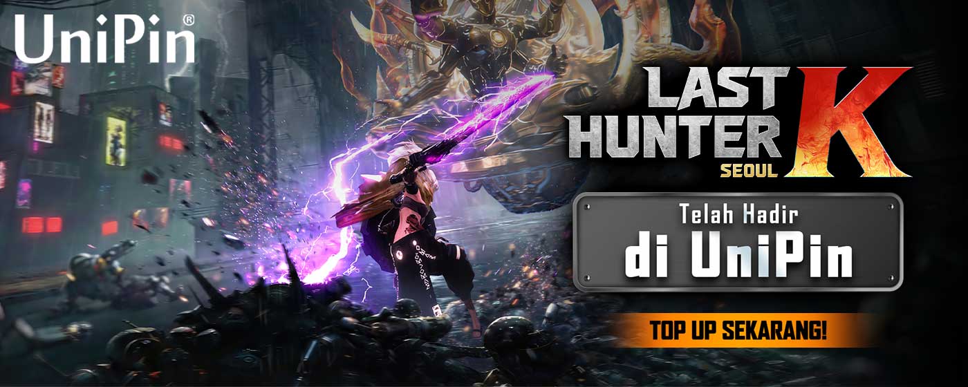 Last Hunter K sudah Hadir di UniPin! Top Up Sekarang dan Join Keseruannya!